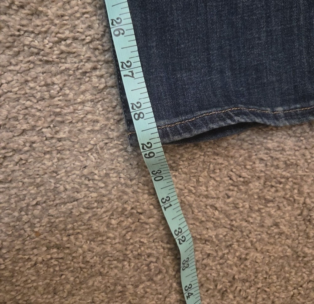 Cosmic Blue Love Women's Dark Blue Ellie Straight Jeans 27 Waist 29L - Picture 11 of 11